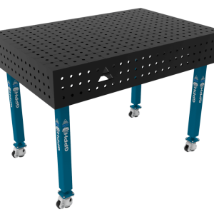 Welding table ECO Size - 1200x800mm, Grid - 50x50mm, System - Φ16, Legs - On wheels