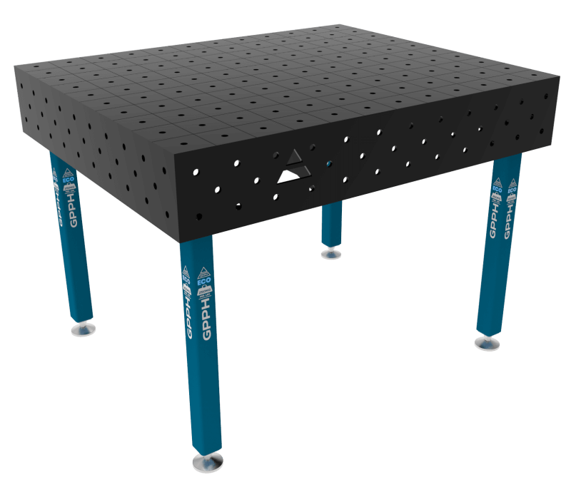 Welding Table ECO Size – 1200x1000 mm, Grid – 100x100 mm, System – Φ16, Legs – On feet