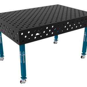 Stół Spawalniczy ECO Rozmiar - 1500x1000mm, Siatka - DIAGONALNA, System - Φ28, Nogi - Na kołach