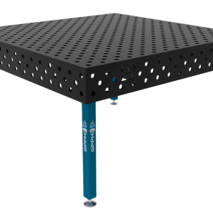 Stół Spawalniczy ECO Rozmiar - 1500x1480mm, Siatka - DIAGONALNA, System - Φ28, Nogi - Na stopach