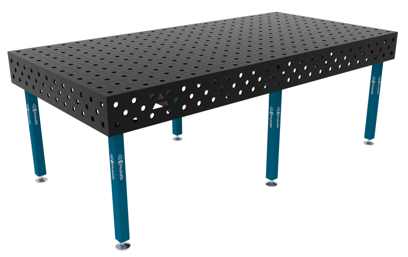 Welding Table ECO Size – 2400x1200 mm, Grid – 100x100 mm, System – Φ28, Legs – On feet