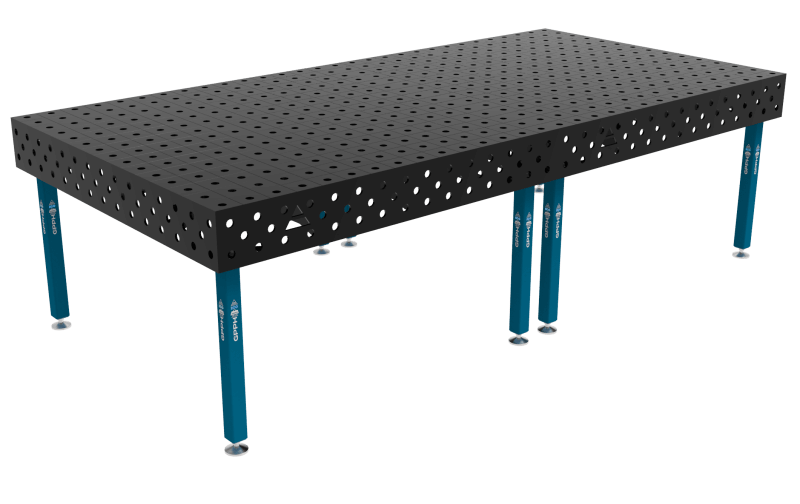 Welding Table ECO Size - 3000x1480mm, Grid - 100x100mm, System - Φ28, Legs - On feet